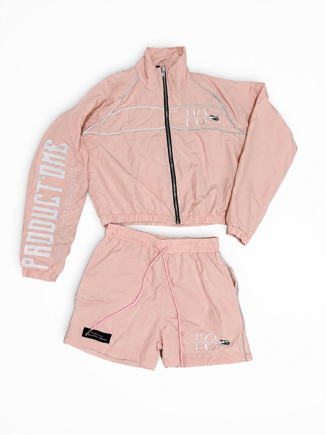 Women’s cropped jacket shorts set