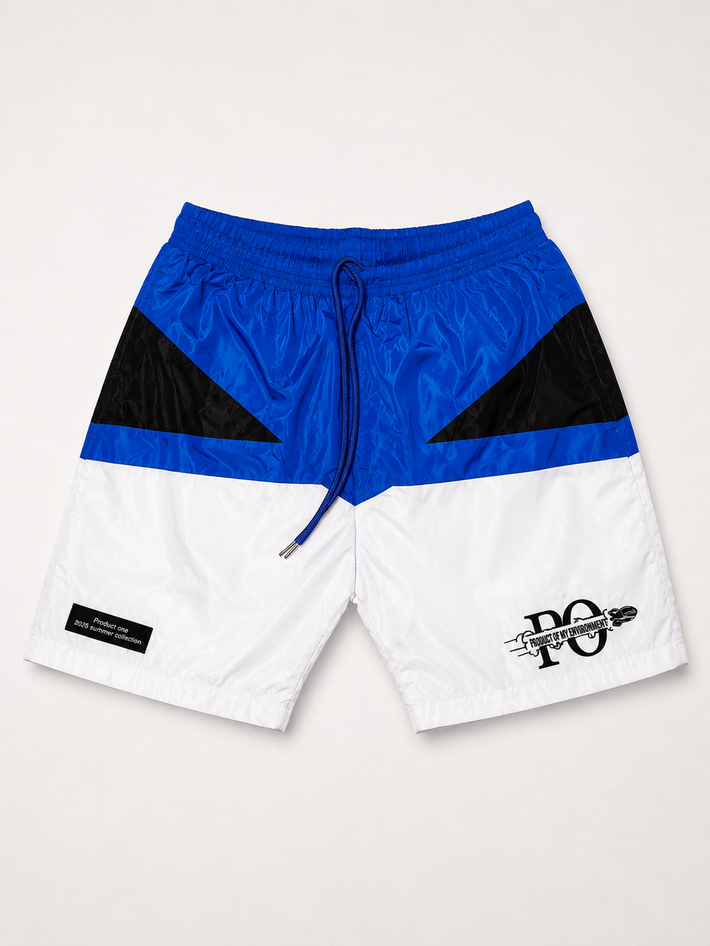 Blue summer shorts set