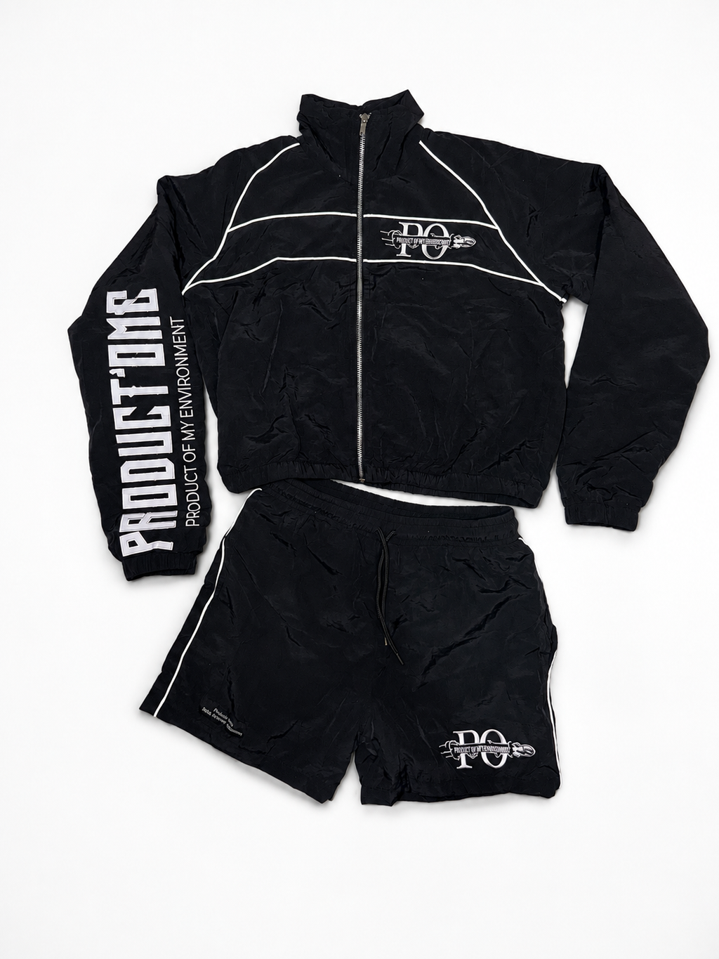 Women’s cropped jacket shorts set