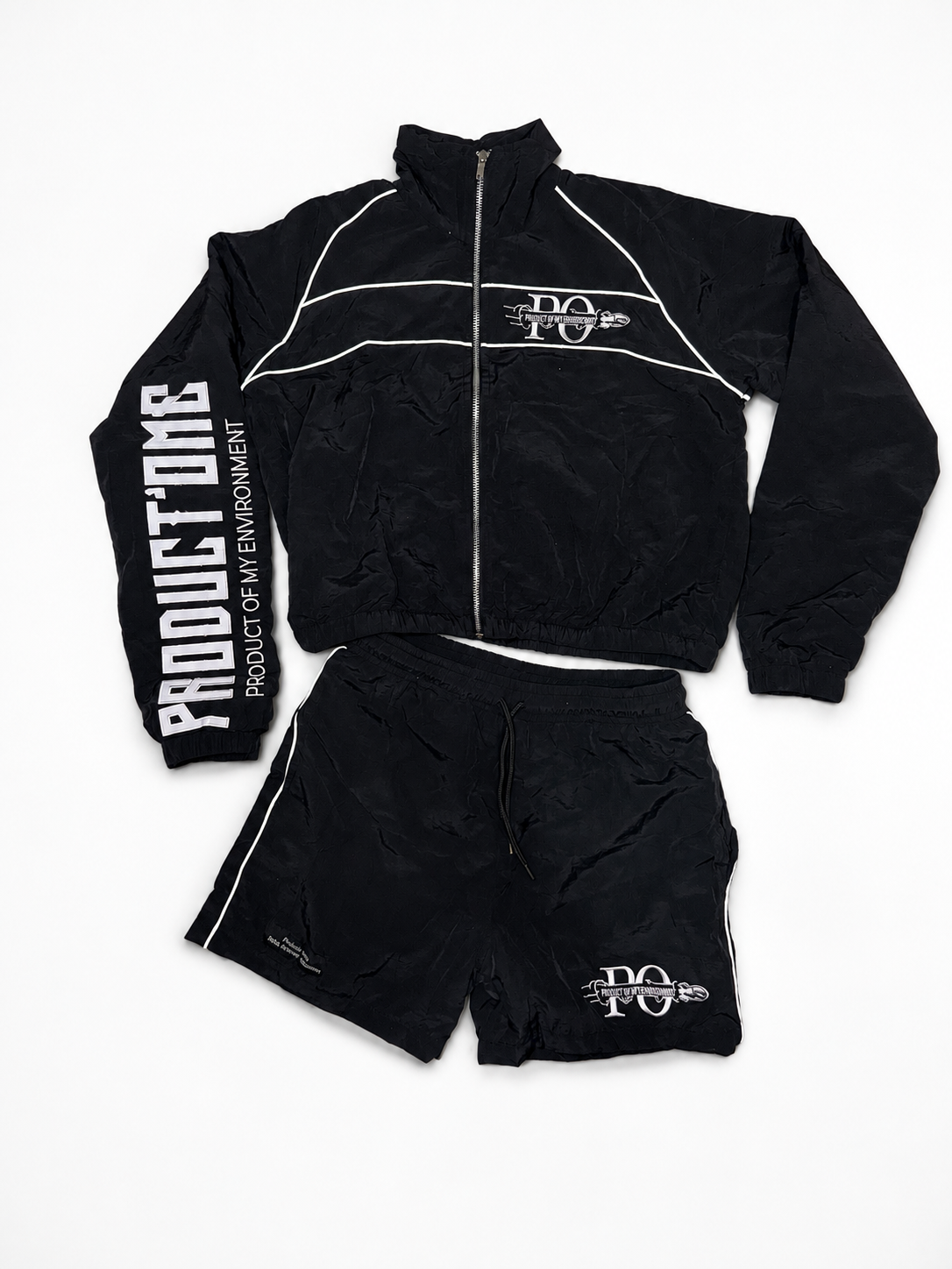 Women’s cropped jacket shorts set